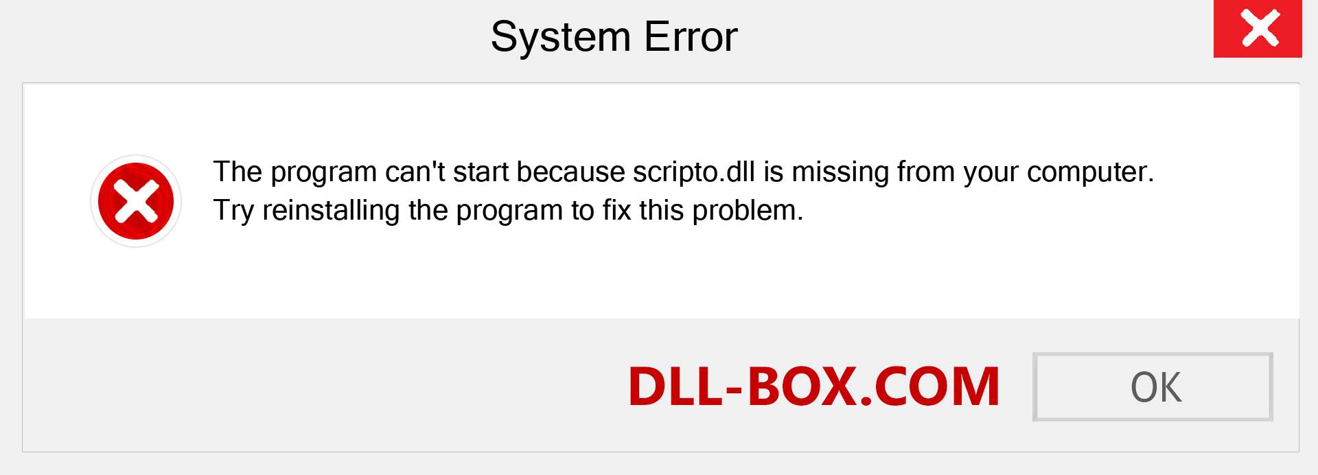  scripto.dll file is missing?. Download for Windows 7, 8, 10 - Fix  scripto dll Missing Error on Windows, photos, images